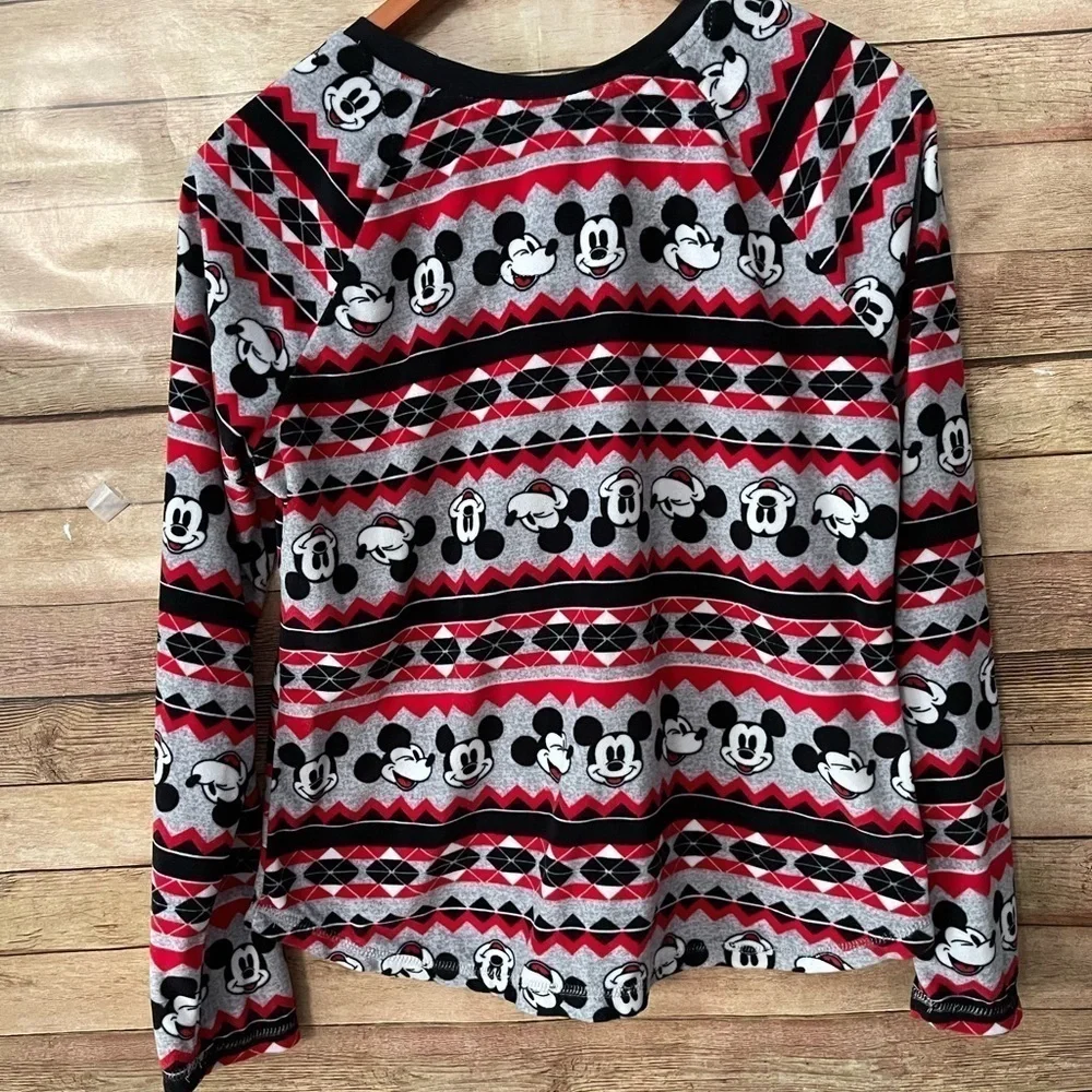 Disney Women’s Mickey Mouse Soft Fleece Pajama Top Size: Medium - Picture 5 of 5